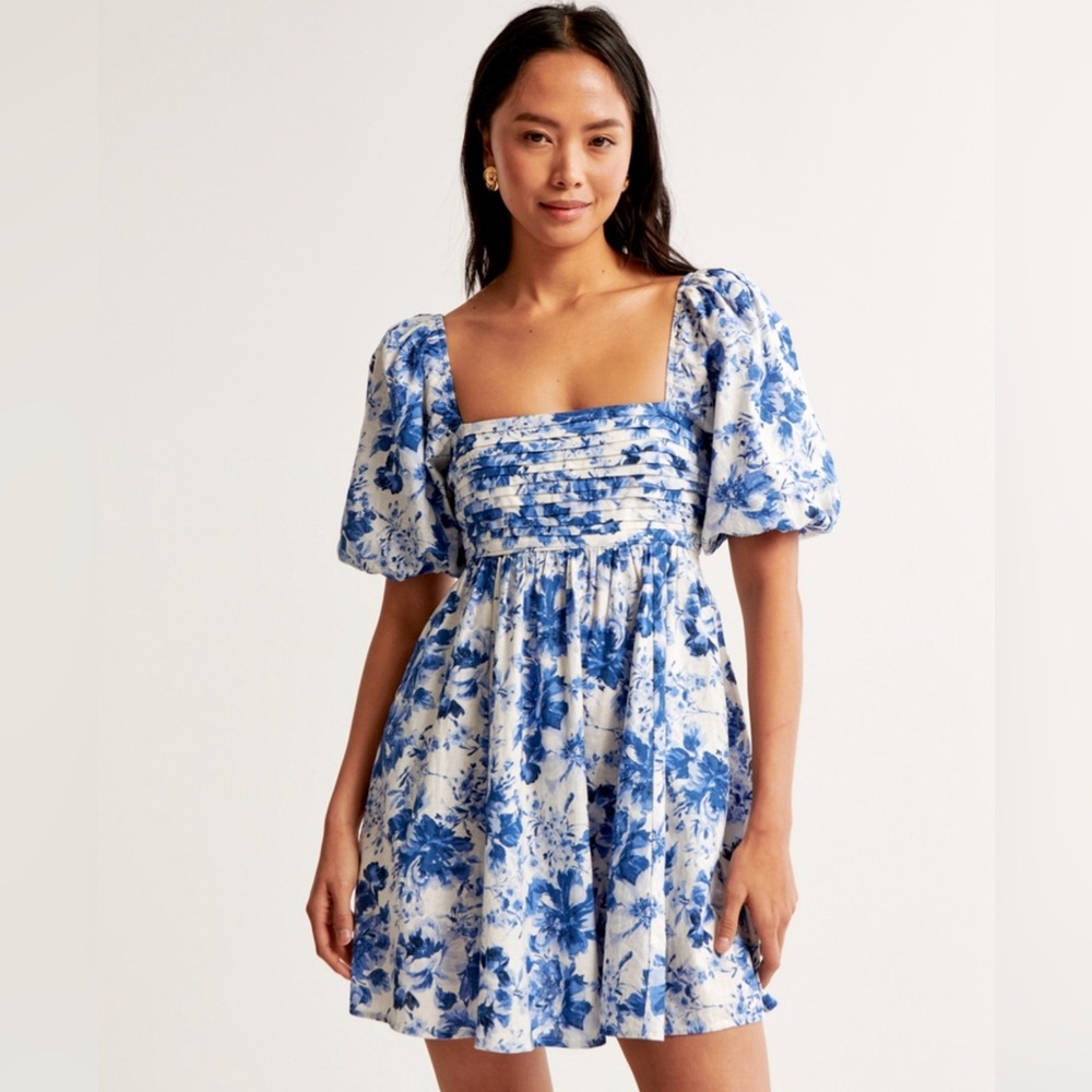 Emerson Poplin Puff Sleeve Mini Dress
